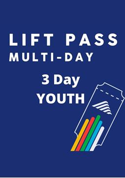 Picture of 3-Day Anytime Lift Pass - Youth (7-17)