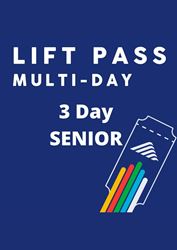 Picture of 3-Day Anytime Lift Pass - Senior (65-74)